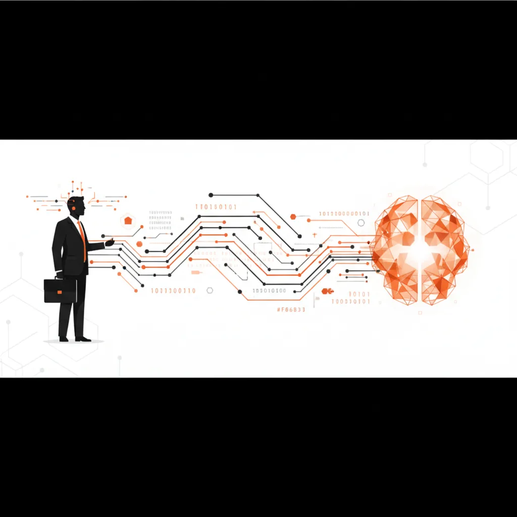 AEO for B2B Marketing Strategy Illustration