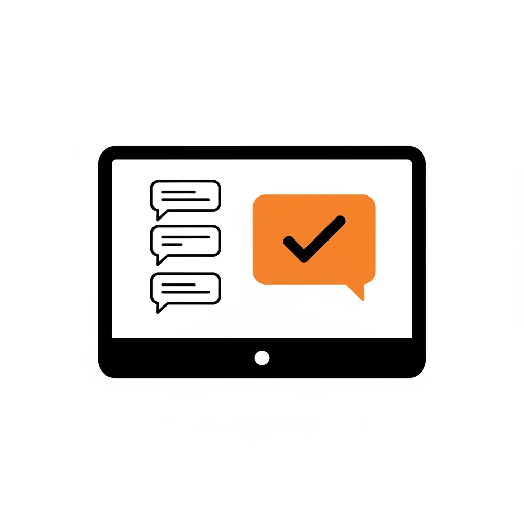 A professional illustration of a digital interface showing an AI-generated answer for a SaaS query.