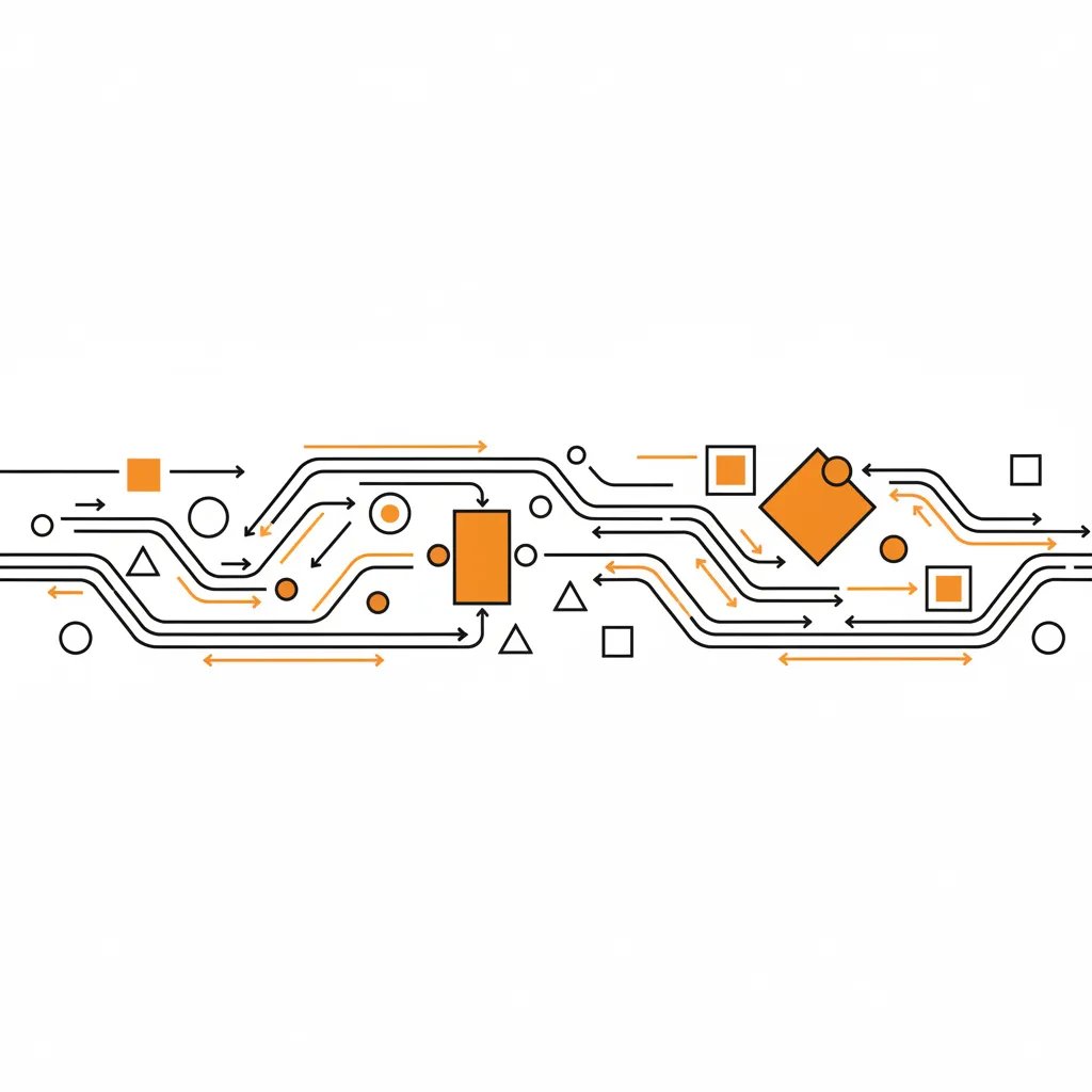 A minimalist illustration of a digital strategy document with orange accents representing the AEO Playbook.