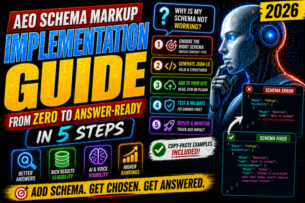 AEO Schema Markup Implementation Guide