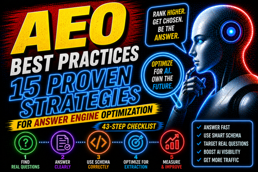 AEO Best Practices 15 Proven Strategies for Answer Engine Optimization in 2026